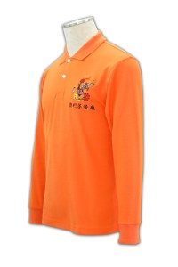 P203 polo t-shirt 批發 polo shirt 專門店     橙色